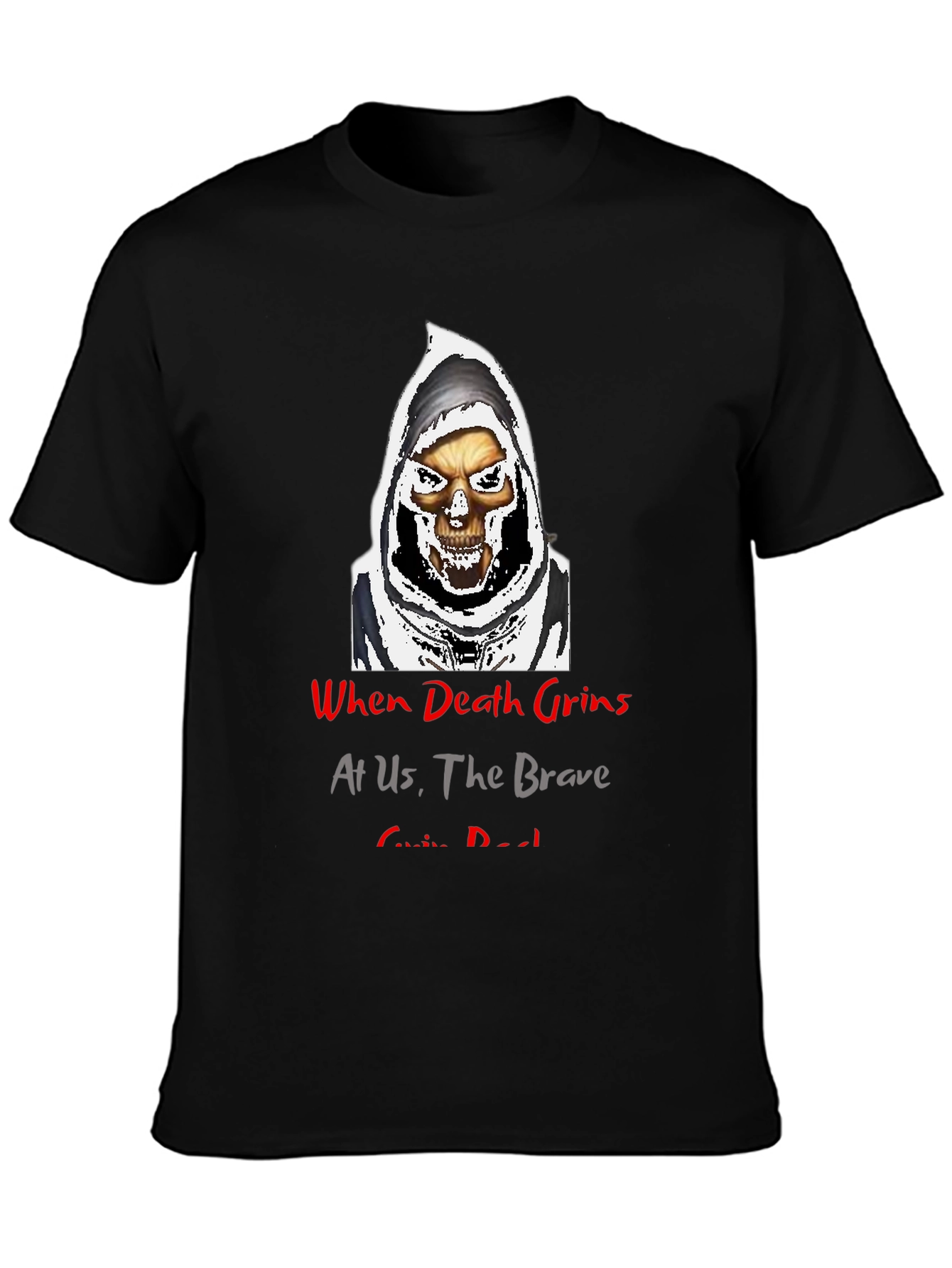 Grim Reaper Graphic T-Shirt - Brave Souls