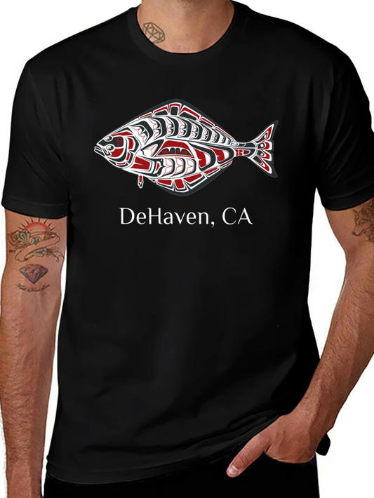 DeHaven CA Fish Graphic T-Shirt