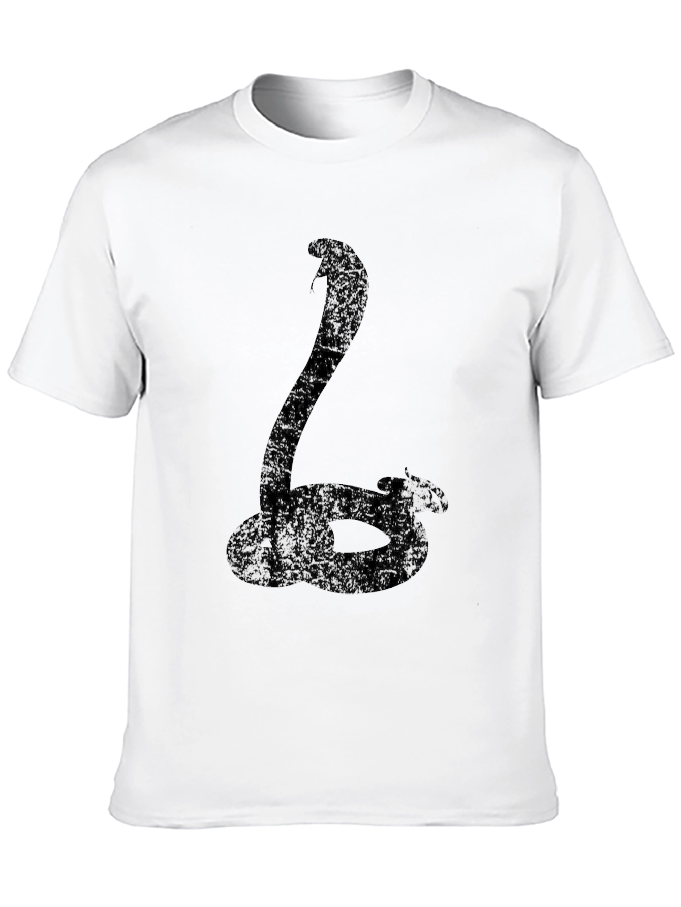 Cobra Graphic Print Black T-Shirt