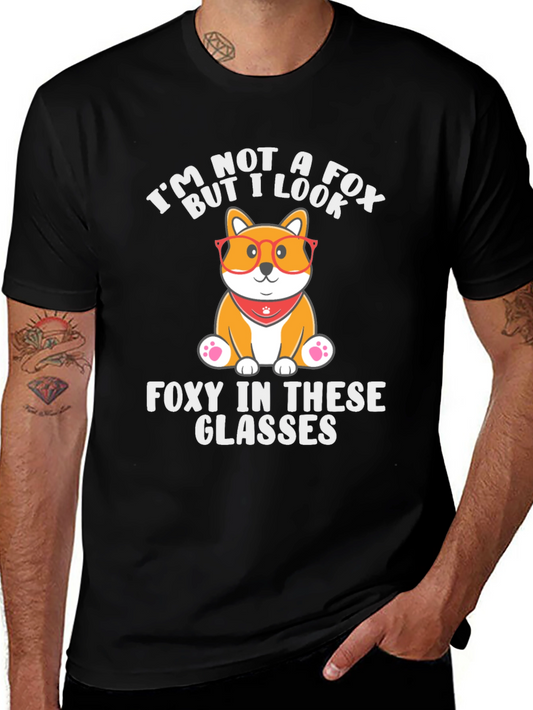 Foxy Dog T-Shirt - Funny Animal Graphic Tee